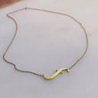 Load image into Gallery viewer, "Elle est forte" (She is strong) - Forte necklace in solid 9K gold made to order