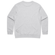 Load image into Gallery viewer, Women's classic premium crew in white marle