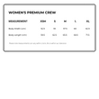 Load image into Gallery viewer, Women's classic premium crew in white marle