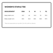 Load image into Gallery viewer, Women's classic staple tee navy