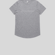 Load image into Gallery viewer, Women's classic curve hem tee in grey marle