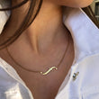 Load image into Gallery viewer, "Elle est forte" (She is strong) - Forte necklace in solid 9K gold made to order