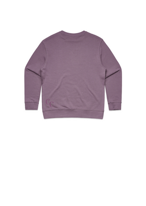 Women's classic premium crew in mauve