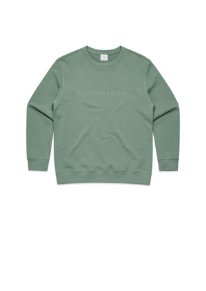 Women's classic premium crew in sage