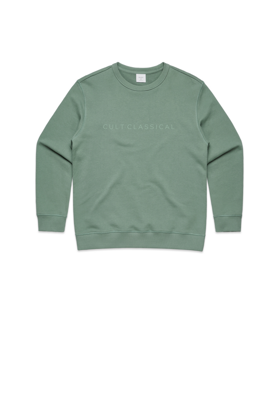 Women's classic premium crew in sage