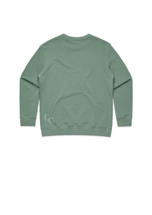 Women's classic premium crew in sage