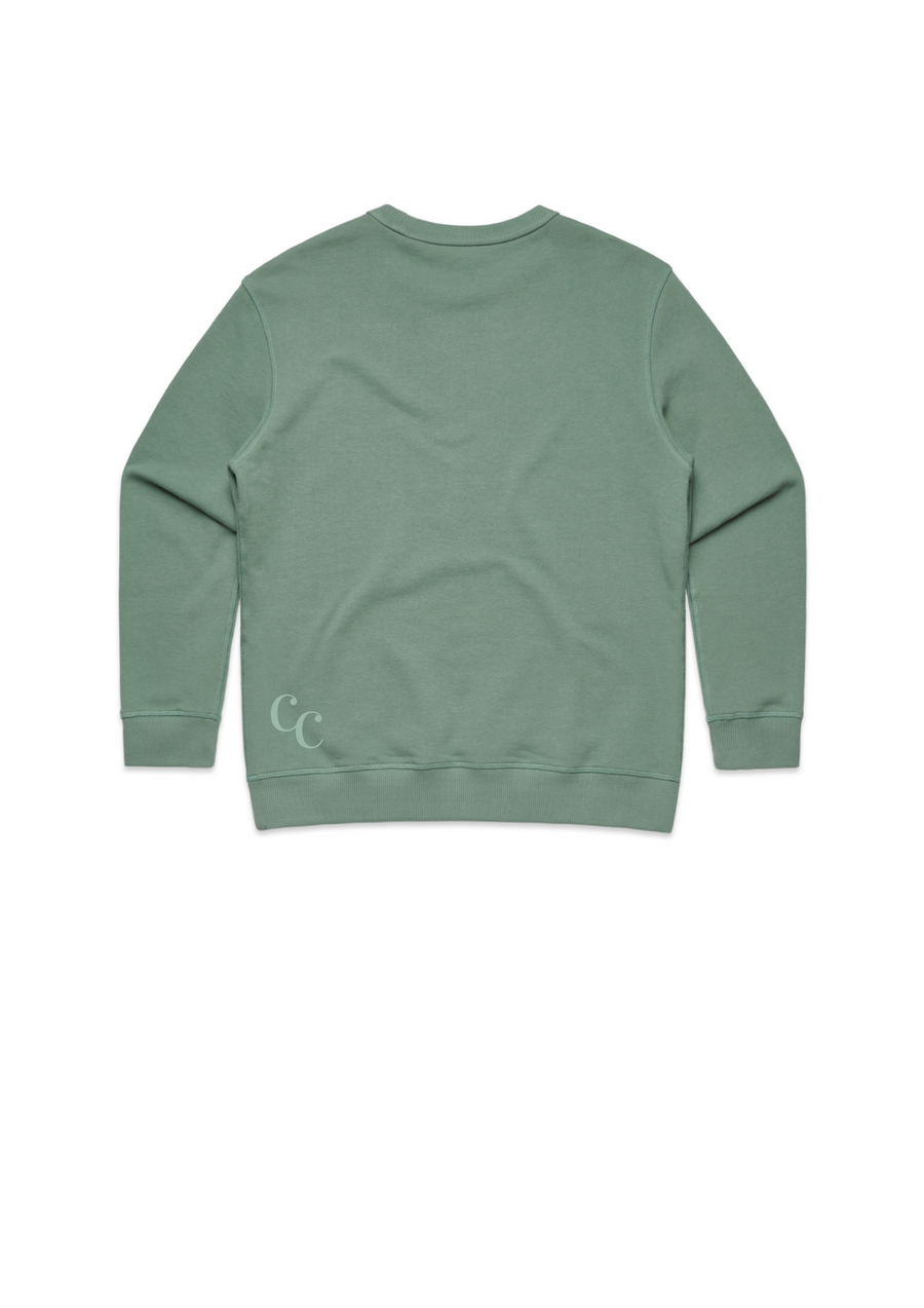 Women's classic premium crew in sage