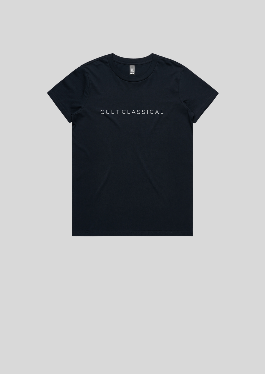 Women's classic staple tee navy
