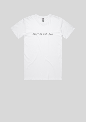 Men's / Unisex classic staple tee in white