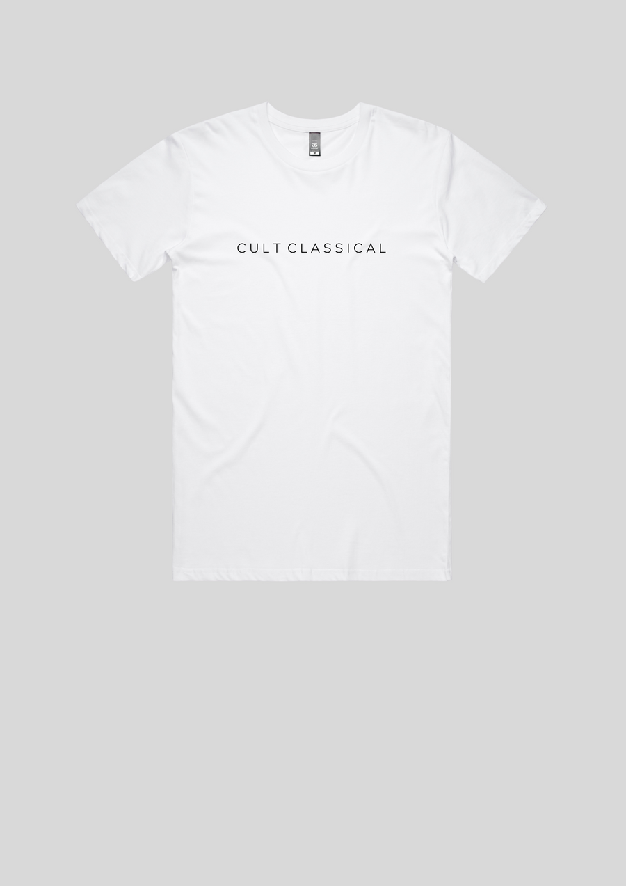 Men's / Unisex classic staple tee in white