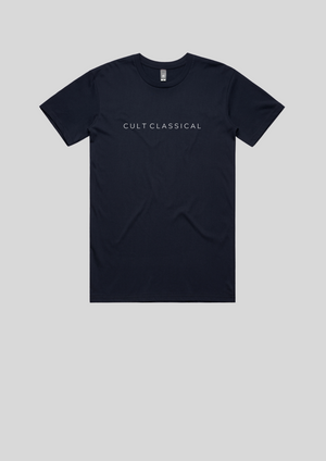 Men's / Unisex classic staple tee in dark navy
