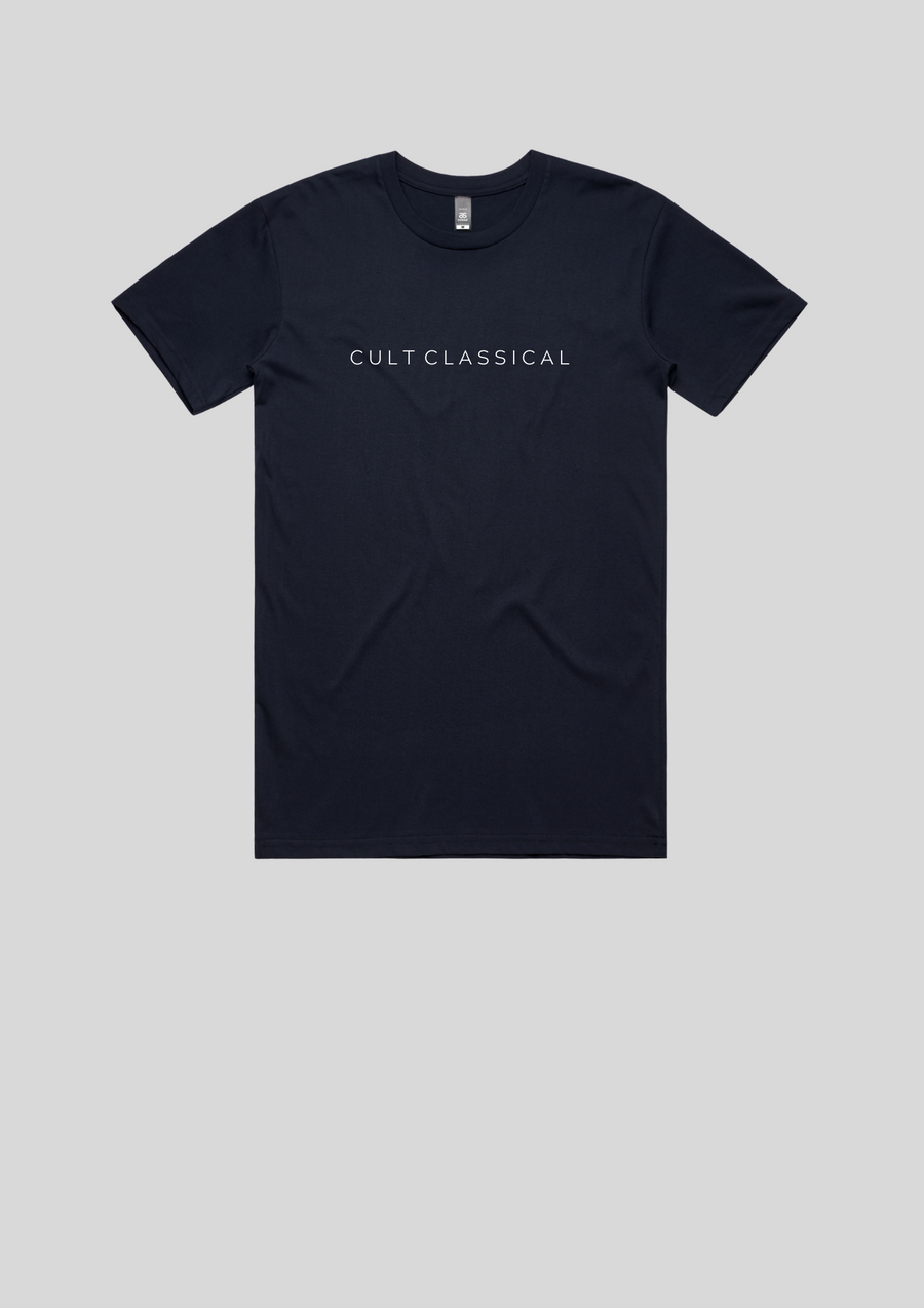 Men's / Unisex classic staple tee in dark navy
