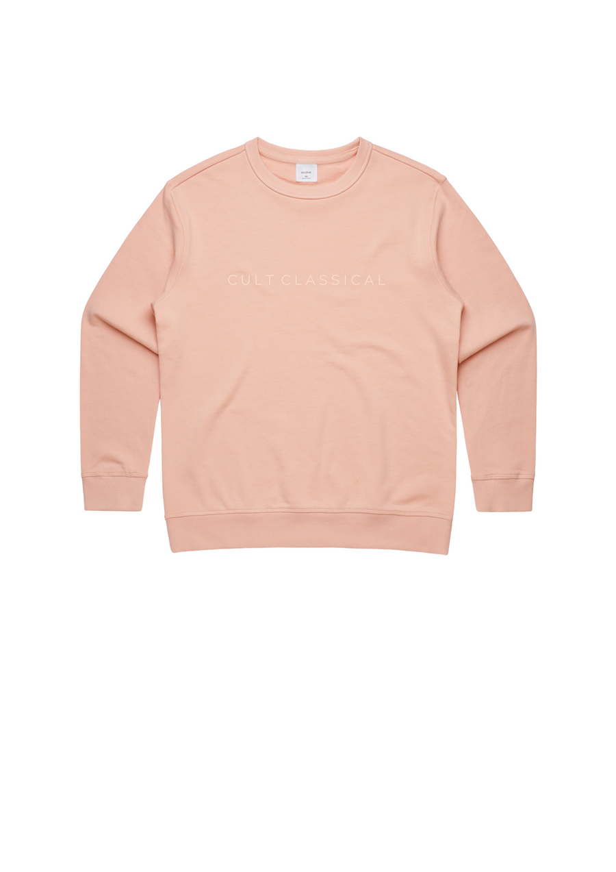 Women's classic premium crew in pink