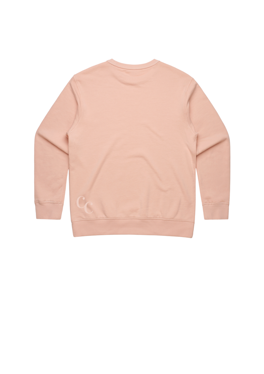 Women's classic premium crew in pink